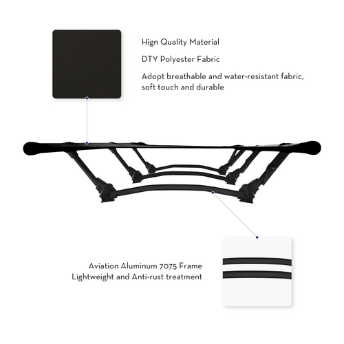 La cama plegable portátil de camping Adventure. DiSALMA ADVENTURE