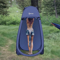 Tienda de ducha portátil Outsunny para camping, vestidor/cambiador. DiSALMA ADVENTURE
