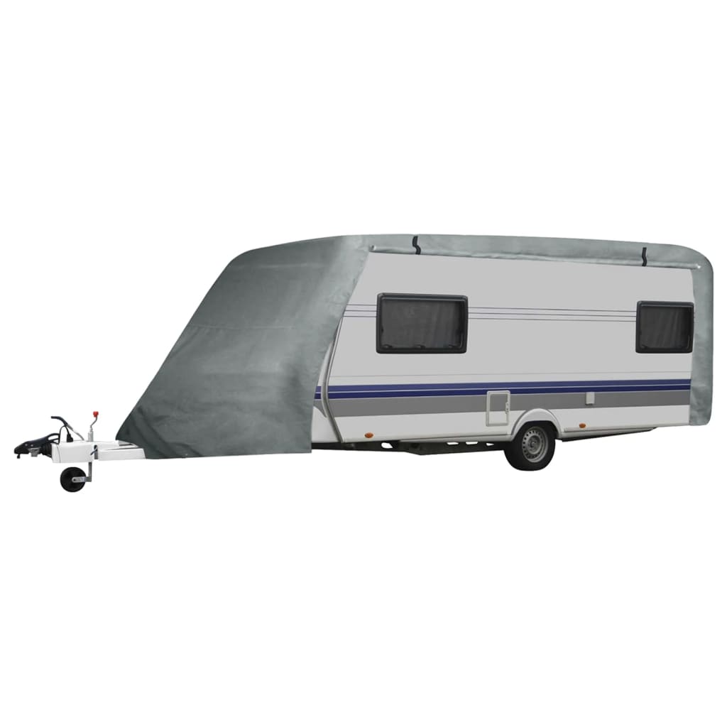 Funda para caravana Vidaxl, talla L, color gris. DiSALMA ADVENTURE