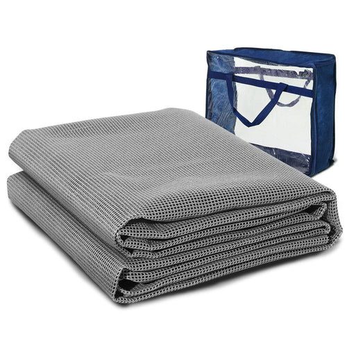 Alfombrillas de malla Weisshorn de 6 m x 2,5 m para anexos de caravanas y camping. DiSALMA ADVENTURE