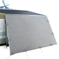Toldo enrollable con pantalla de privacidad para caravana de 4,3 x 1,95 m, para pared lateral y parasol.DiSALMA ADVENTURE