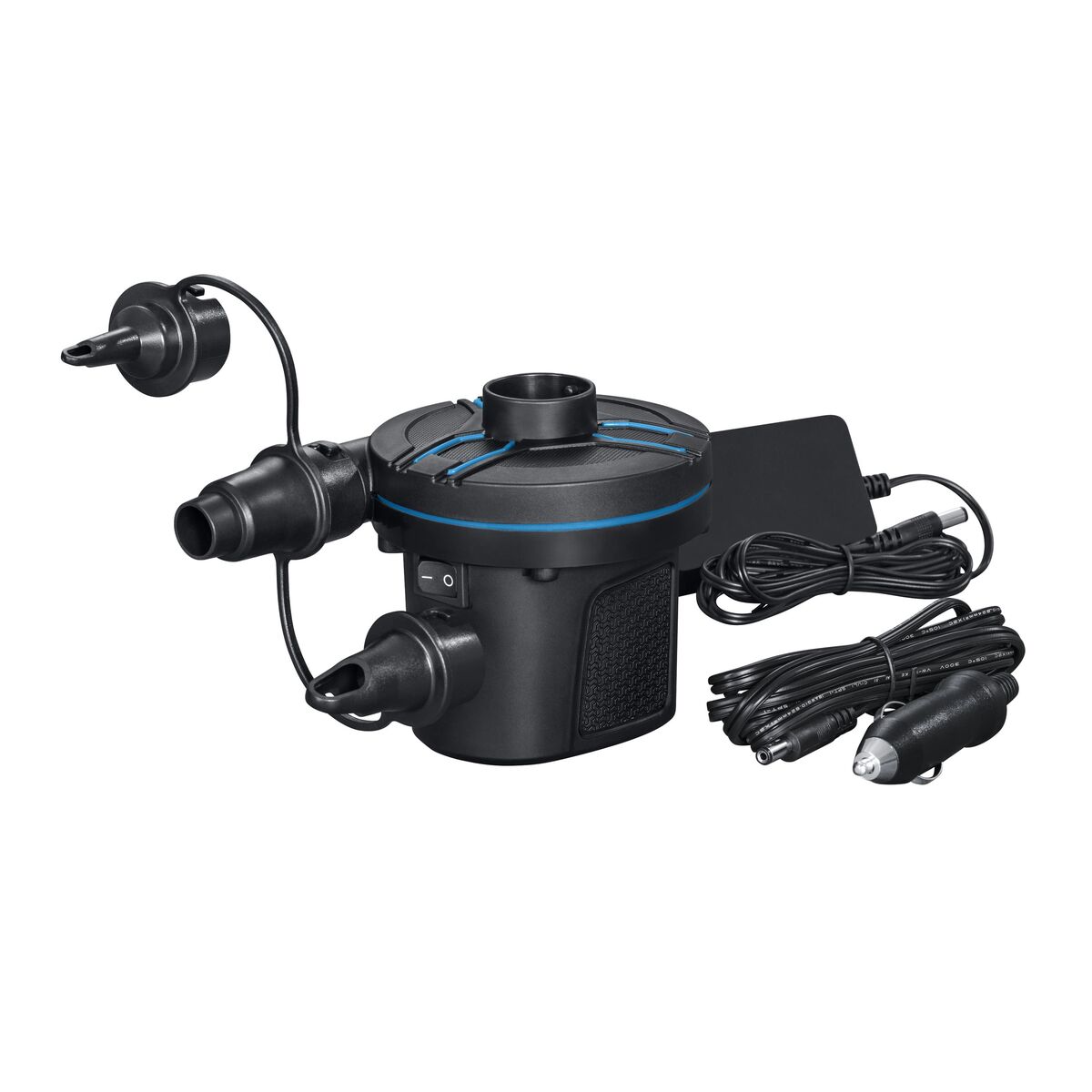 Hinchador eléctrico Bestway enchufe mechero 490L min DiSALMA