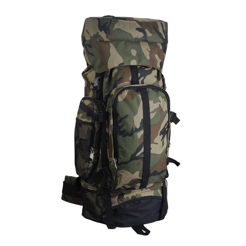 Mochila Senderismo Camuflaje 76cm | Resistente al Agua | DiSALMA