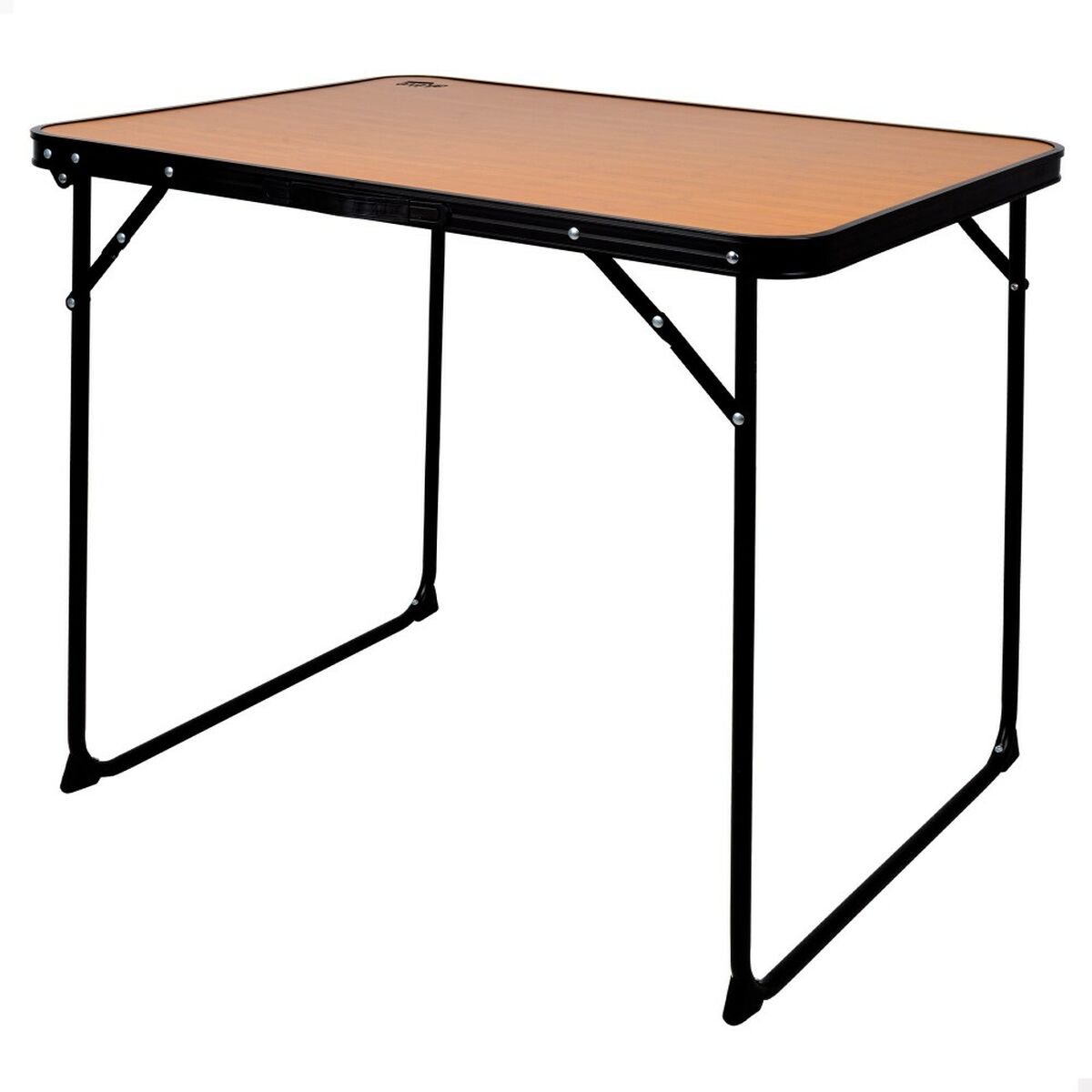 Mesa plegable bambú Aktive 80x67x60 cm camping DiSALMA