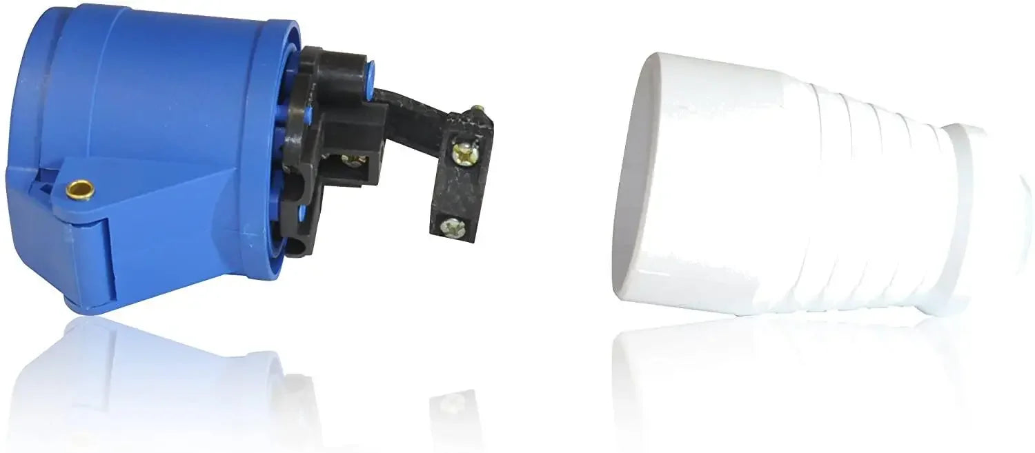Adaptador de enchufe de conexión para automóvil, caravana, adaptador de enchufe principal, adaptador de sitio de conexión de 3 pines para red eléctrica. DiSALMA ADVENTURE