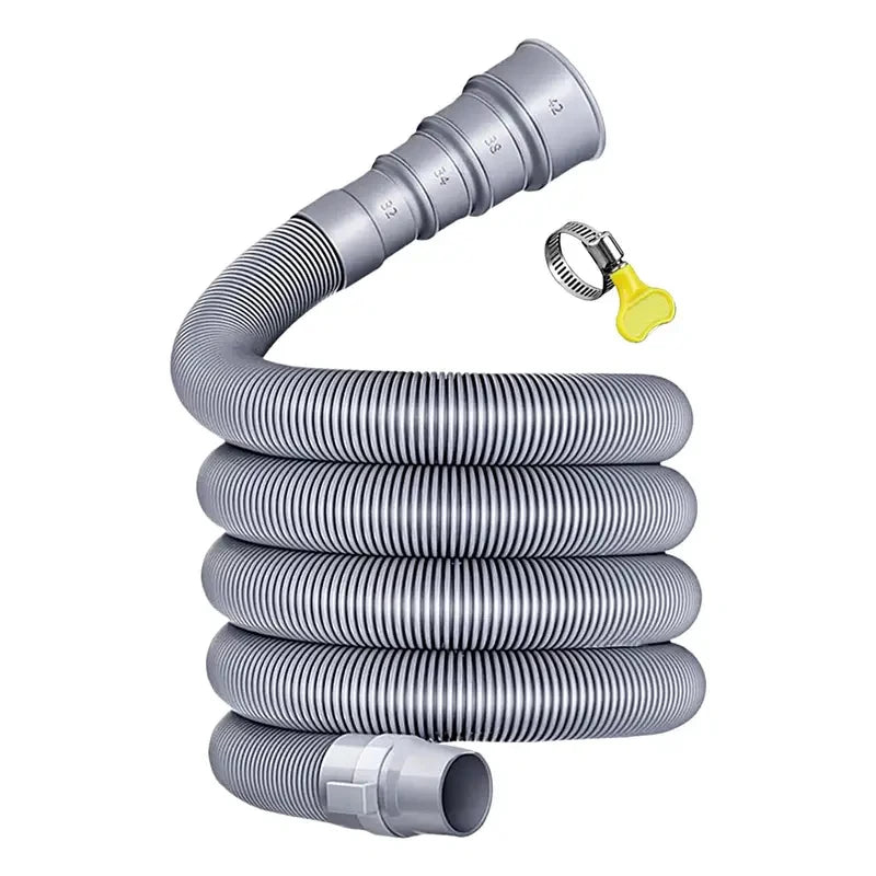 Manguera de desagüe plegable para caravanas de 3 m – Kit a prueba de fugas con adaptador ajustable DiSALMA ADVENTURE