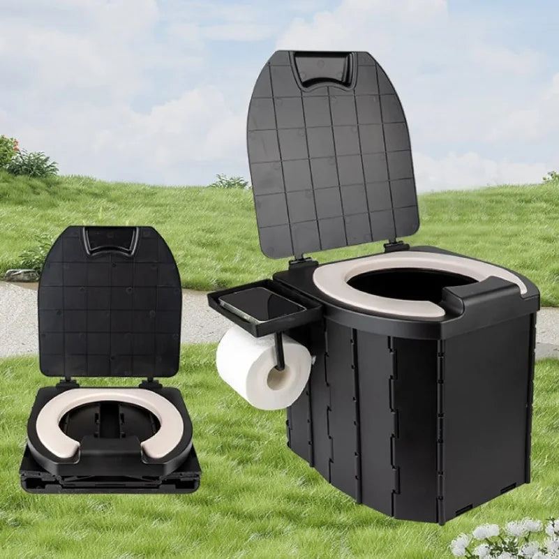 Inodoro portátil plegable para camping, caravanas, autocaravana. DiSALMA ADVENTURE