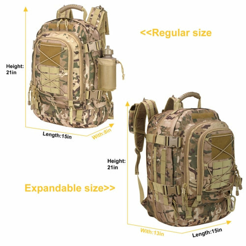 Mochila impermeable de gran capacidad para acampar y actividades al aire libre. DiSALMA ADVENTURE