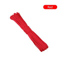 Cuerda de paracord 550 de 7 núcleos, 5, 8, 16 y 31 m, diámetro de 4 mm, para acampada al aire libre. DiSALMA ADVENTURE