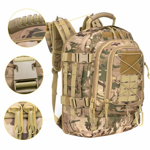 Mochila impermeable de gran capacidad para acampar y actividades al aire libre. DiSALMA ADVENTURE