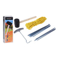 Set acampada Redcliffs 9 piezas piquetas camping DiSALMA