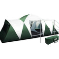 Tienda de campaña familiar Weisshorn para 12 personas, ideal para senderismo y playa (3 habitaciones) DiSALMA ADVENTURE