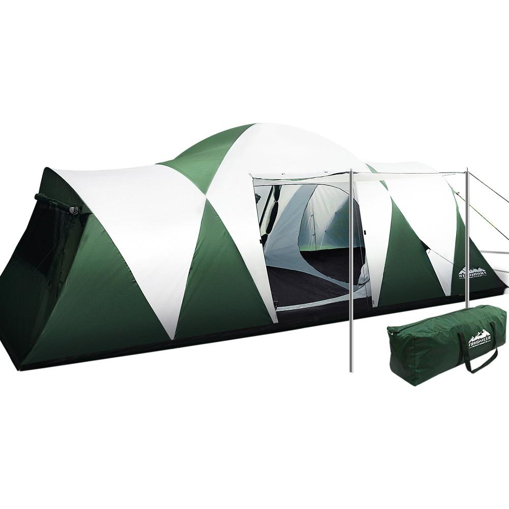Tienda de campaña familiar Weisshorn para 12 personas, ideal para senderismo y playa (3 habitaciones) DiSALMA ADVENTURE
