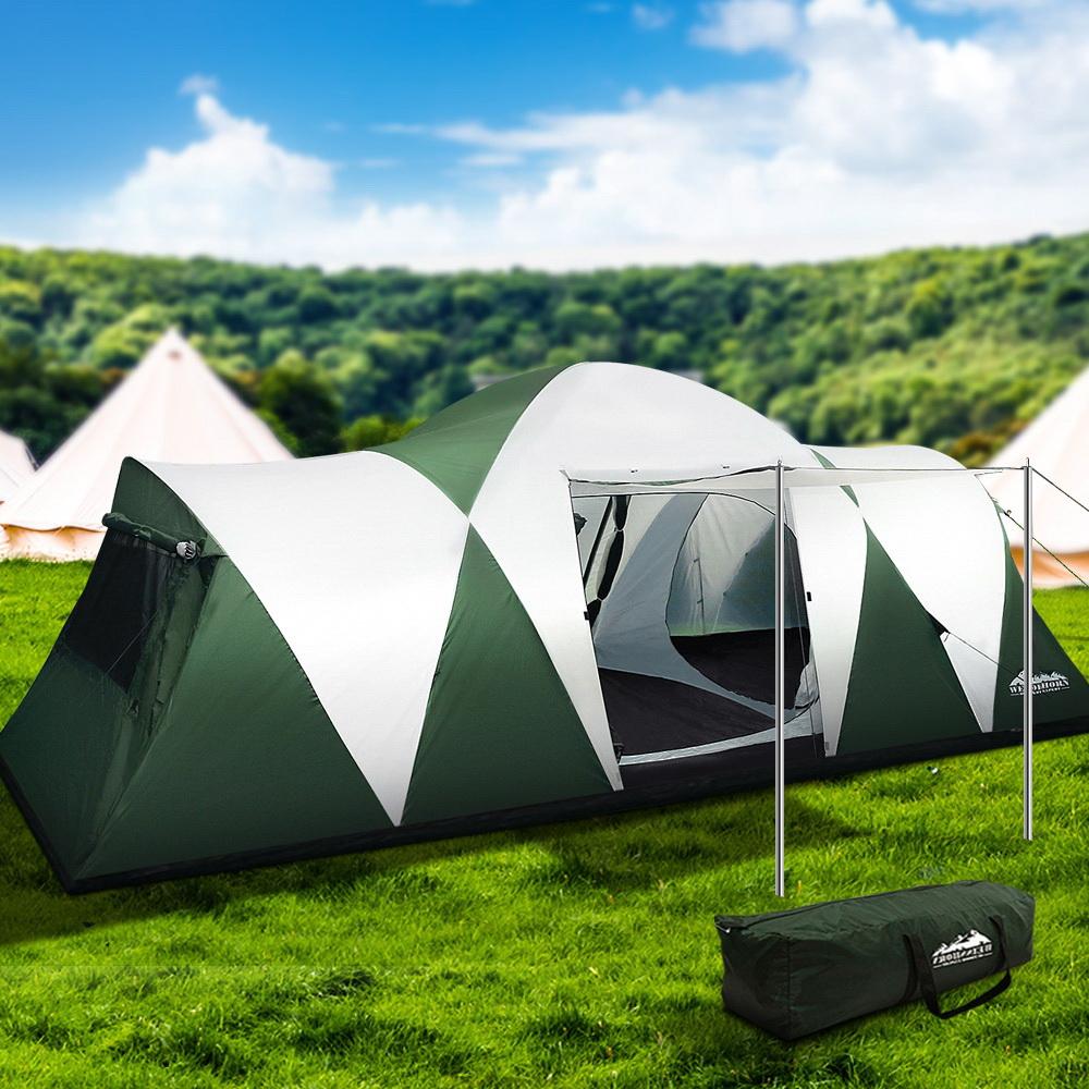 Tienda de campaña familiar Weisshorn para 12 personas, ideal para senderismo y playa (3 habitaciones) DiSALMA ADVENTURE