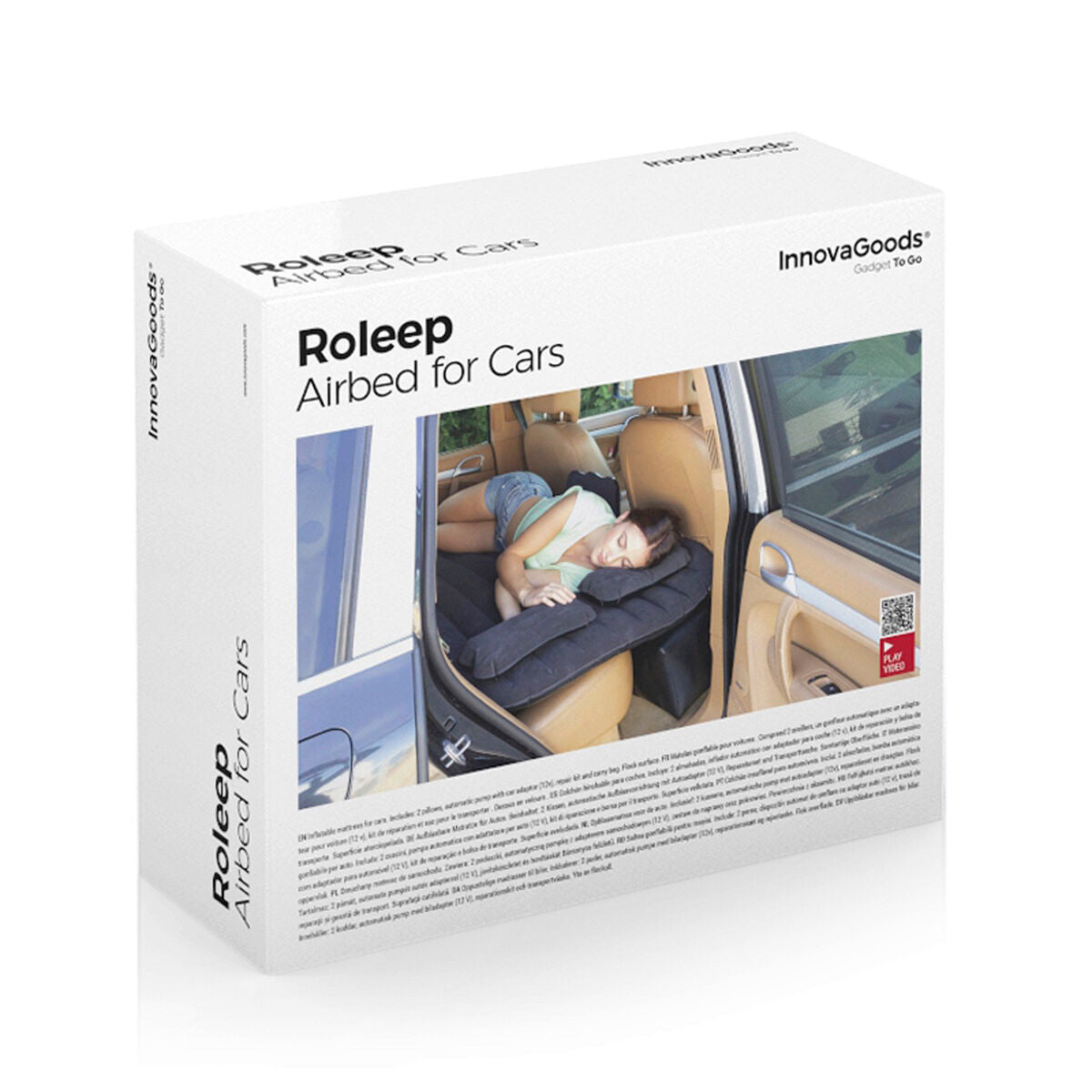 Colchón inflable para coches, ideal camping, camper.  Roleep InnovaGoods. DiSALMA ADVENTURE