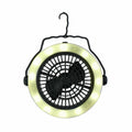 Ventilador techo luz LED Grundig negro camping DiSALMA