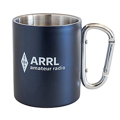 Tazas con mosquetón de acero inoxidable ARRL. DiSALMA ADVENTURE