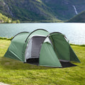 Tienda de campaña tipo domo Outsunny para 2 personas, 3-4 personas, resistente a la intemperie. DiSALMA ADVENTURE