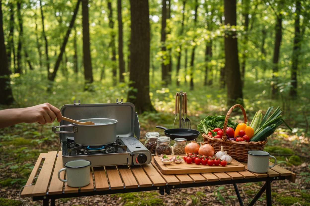 Cocina Outdoor sin fuego