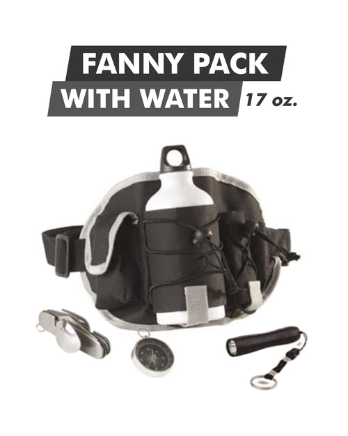 Riñonera para acampar + accesorios. DiSALMA ADVENTURE