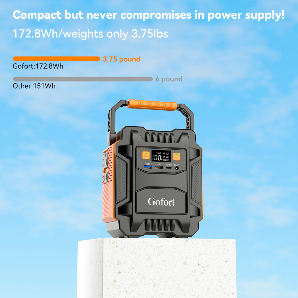 Batería externa con generador solar de 200 W, estación de energía portátil para acampar. DiSALMA ADVENTURE