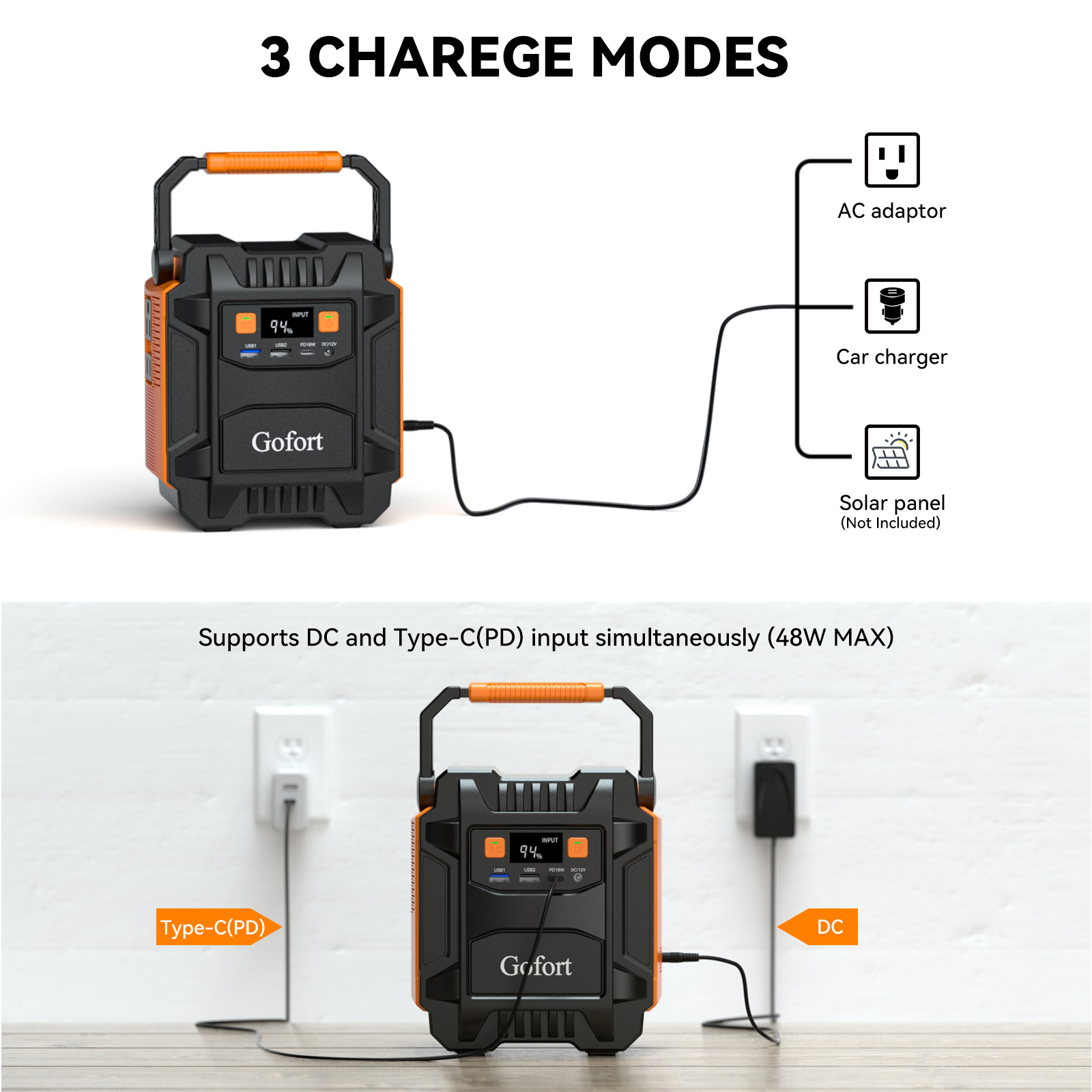 Batería externa con generador solar de 200 W, estación de energía portátil para acampar. DiSALMA ADVENTURE