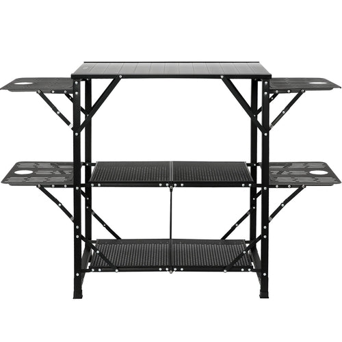 Mesa de cocina para camping, estación de cocina portátil plegable de una sola pieza. DiSALMA ADVENTURE