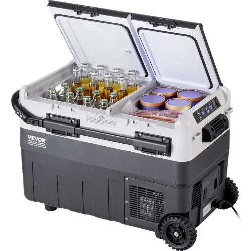 Refrigerador portátil para coche, ideal camping, refrigerador para coche de 12 voltios, 40 L DiSALMA ADVENTURE