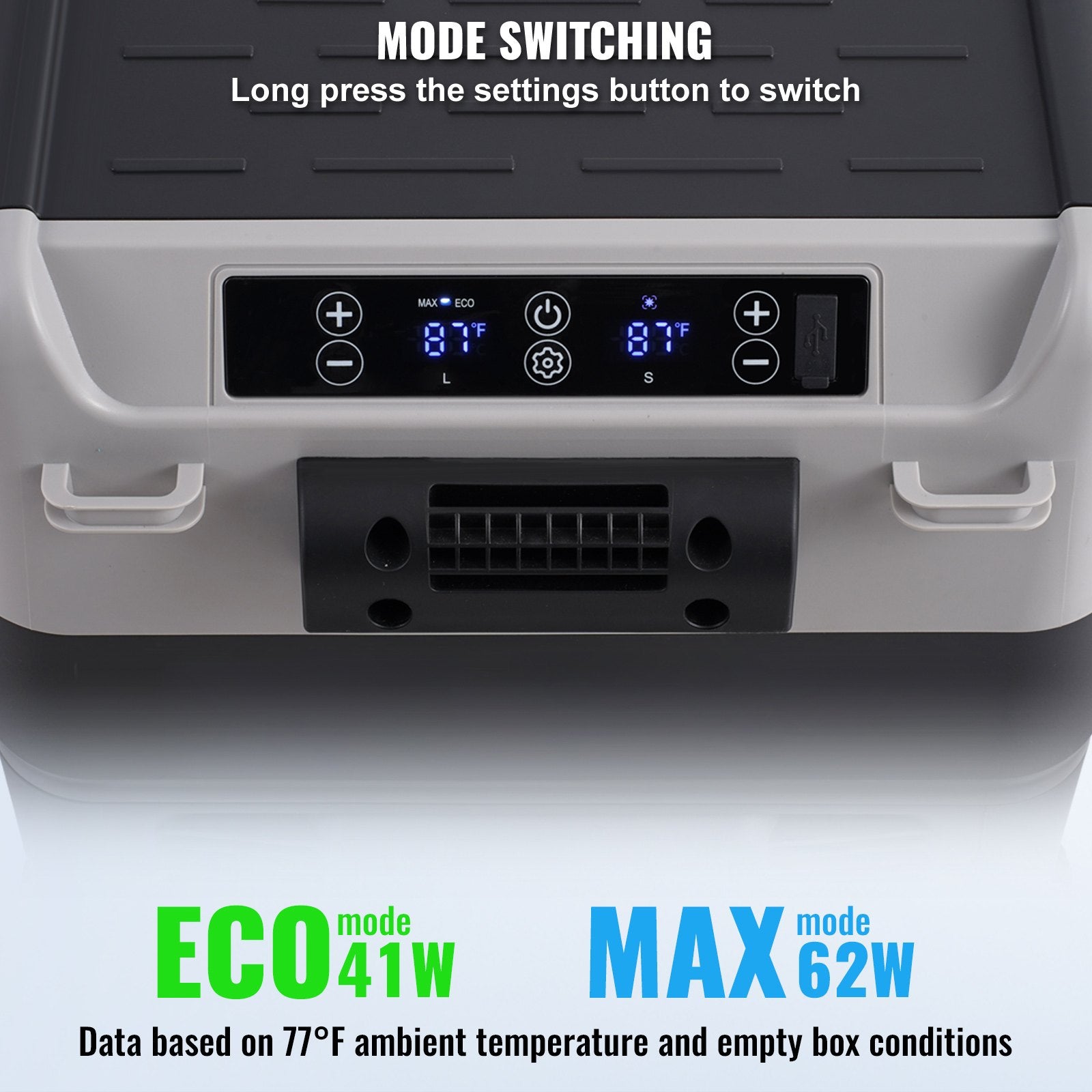Refrigerador portátil para coche, ideal camping, refrigerador para coche de 12 voltios, 40 L DiSALMA ADVENTURE