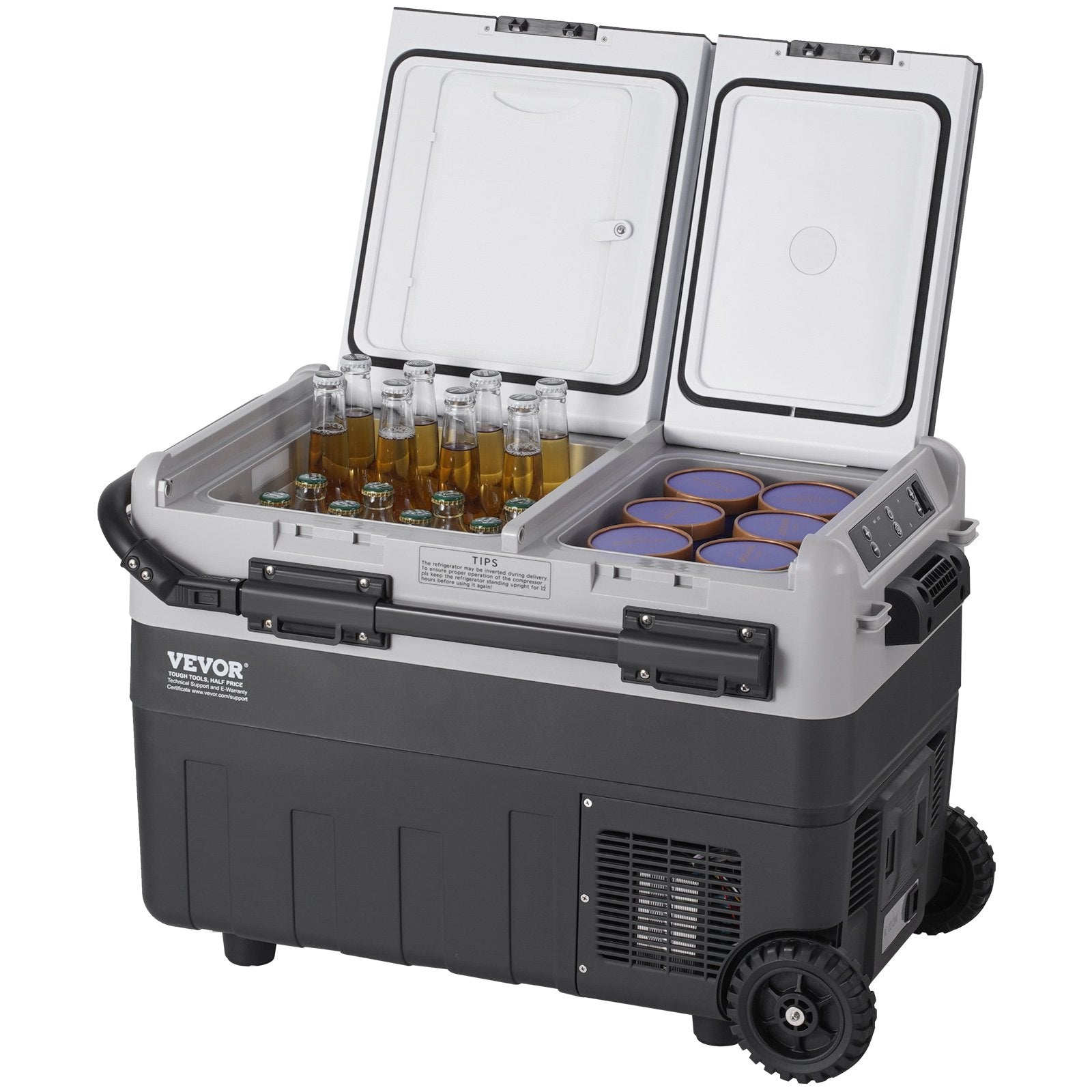 Refrigerador portátil para coche, ideal camping, refrigerador para coche de 12 voltios, 40 L DiSALMA ADVENTURE