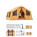 Tiendas de campaña inflables para acampar, tienda de campaña inflable de fácil montaje para 8-12 personas. DiSALMA ADVENTURE