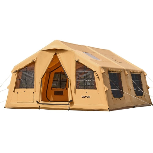 Tiendas de campaña inflables para acampar, tienda de campaña inflable de fácil montaje para 8-12 personas. DiSALMA ADVENTURE