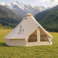 Tienda de campaña Oxford Bell Tent, tienda tipo yurta de 4 m para 4 estaciones con salida para estufa.DiSALMA ADVENTURE