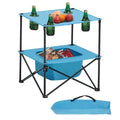 Mesa plegable de camping, mesa de picnic portátil y ligera para exteriores, 600D. DiSALMA ADVENTURE