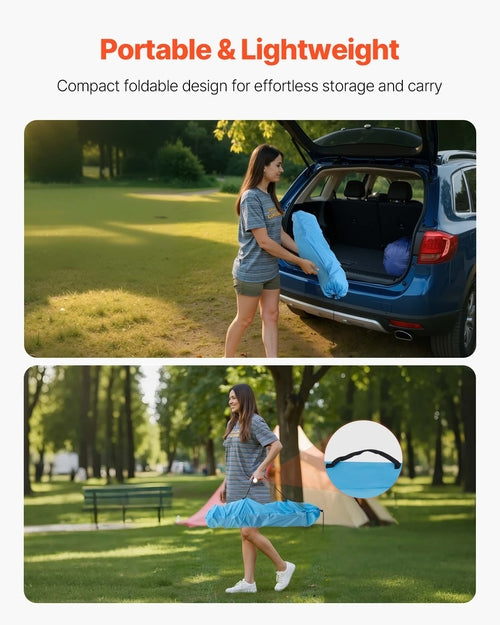Mesa plegable de camping, mesa de picnic portátil y ligera para exteriores, 600D. DiSALMA ADVENTURE