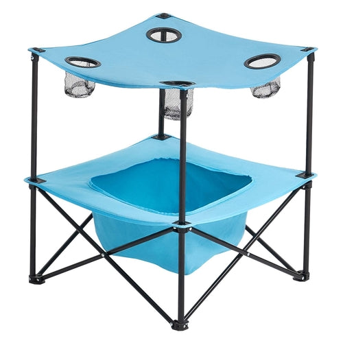 Mesa plegable de camping, mesa de picnic portátil y ligera para exteriores, 600D. DiSALMA ADVENTURE