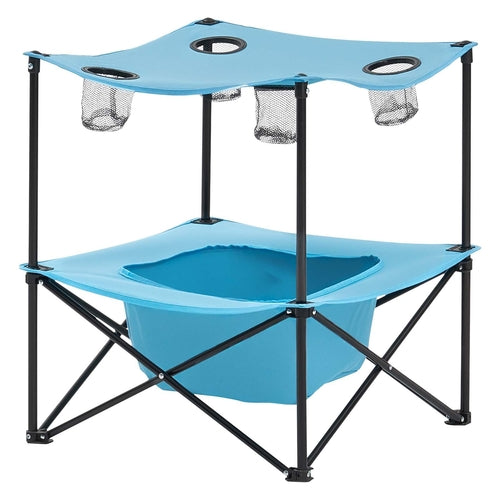 Mesa plegable de camping, mesa de picnic portátil y ligera para exteriores, 600D. DiSALMA ADVENTURE